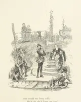 An illustration from Old Songs. With drawings by E. A. Abbey and Alfred Parsons (1889)
