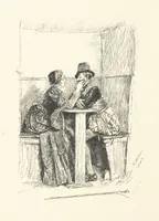 An illustration from Old Songs. With drawings by E. A. Abbey and Alfred Parsons (1889)