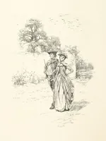 An illustration from Old Songs. With drawings by E. A. Abbey and Alfred Parsons (1889)