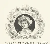An illustration from Old Songs. With drawings by E. A. Abbey and Alfred Parsons (1889)