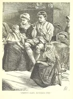 An illustration from Songs for the Little ones at Home. Illustrated ... from designs by eminent artists (1868)