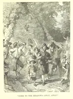 An illustration from Songs for the Little ones at Home. Illustrated ... from designs by eminent artists (1868)