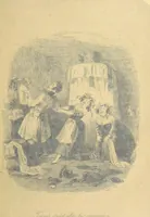 An illustration from Samuel Sowerby: or, doings at Ravensdale Priory. By the author of “Captain Bolis.” Illustrated with ... engravings, by “Phiz.” (1845)