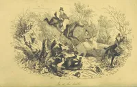 An illustration from Samuel Sowerby: or, doings at Ravensdale Priory. By the author of “Captain Bolis.” Illustrated with ... engravings, by “Phiz.” (1845)