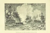 An illustration from Hearts of Oak. A story of Nelson and the Navy (1893)