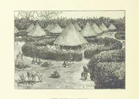 An illustration from Stanley in Afrika's donkere wildernissen, etc. [Translated from “In Darkest Afrika” by H. Tiedeman (1890)