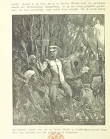 An illustration from Stanley in Afrika's donkere wildernissen, etc. [Translated from “In Darkest Afrika” by H. Tiedeman (1890)