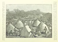 An illustration from Stanley in Afrika's donkere wildernissen, etc. [Translated from “In Darkest Afrika” by H. Tiedeman (1890)