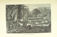 An illustration from Stanley in Afrika's donkere wildernissen, etc. [Translated from “In Darkest Afrika” by H. Tiedeman (1890)