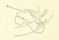 An illustration from Stanley in Afrika's donkere wildernissen, etc. [Translated from “In Darkest Afrika” by H. Tiedeman (1890)