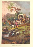 An illustration from Stanley and Africa: also, the travels, adventures, and discoveries of Captain John H. Speke, Captain Richard F. Burton ... and other distinguished explorers. [With plates, including portraits (1890)