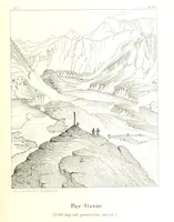 An illustration from Pieniny i Tatry: zbiór 80 malowniczych widoków ... wolną ręką z natury, a na kamieniu ... rytowanych, z treściwym onych przez autora opisem (1860)