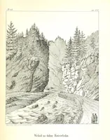 An illustration from Pieniny i Tatry: zbiór 80 malowniczych widoków ... wolną ręką z natury, a na kamieniu ... rytowanych, z treściwym onych przez autora opisem (1860)