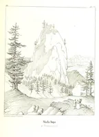 An illustration from Tatry, w dwudziestu czterech obrazach skreślone piórem i rylcem. [In verse.] ... Dzieło ozdobione 80 rvsunkami, przez autora z nautry zdiętemi, etc (1860)