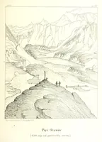 Picture 54 of 79 from Tatry, w dwudziestu czterech obrazach skreślone piórem i rylcem. [In verse.] ... Dzieło ozdobione 80 rvsunkami, przez autora z nautry zdiętemi, etc (1860), leaf 219