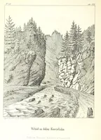 An illustration from Tatry, w dwudziestu czterech obrazach skreślone piórem i rylcem. [In verse.] ... Dzieło ozdobione 80 rvsunkami, przez autora z nautry zdiętemi, etc (1860)
