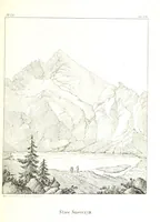 An illustration from Tatry, w dwudziestu czterech obrazach skreślone piórem i rylcem. [In verse.] ... Dzieło ozdobione 80 rvsunkami, przez autora z nautry zdiętemi, etc (1860)