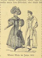 An illustration from Hundert Jahre in Wort und Bild. Eine Kulturgeschichte des XIX. Jahrhunderts herausgegeben von Dr. S. Stefan. Mit 800 Text-Illustrationen, etc (1899)