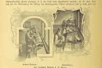 An illustration from Hundert Jahre in Wort und Bild. Eine Kulturgeschichte des XIX. Jahrhunderts herausgegeben von Dr. S. Stefan. Mit 800 Text-Illustrationen, etc (1899)