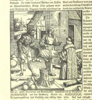 An illustration from Monographien zur deutschen Kulturgeschichte, herausgegeben von G. Steinhausen (1899)