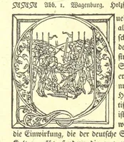 An illustration from Monographien zur deutschen Kulturgeschichte, herausgegeben von G. Steinhausen (1899)