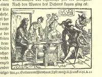 An illustration from Monographien zur deutschen Kulturgeschichte, herausgegeben von G. Steinhausen (1899)