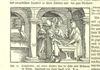 An illustration from Monographien zur deutschen Kulturgeschichte, herausgegeben von G. Steinhausen (1899)