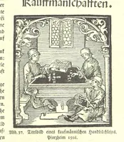 An illustration from Monographien zur deutschen Kulturgeschichte, herausgegeben von G. Steinhausen (1899)