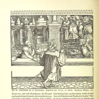 An illustration from Monographien zur deutschen Kulturgeschichte, herausgegeben von G. Steinhausen (1899)