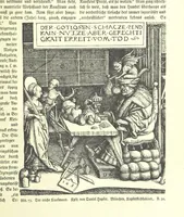 An illustration from Monographien zur deutschen Kulturgeschichte, herausgegeben von G. Steinhausen (1899)