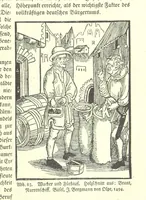 An illustration from Monographien zur deutschen Kulturgeschichte, herausgegeben von G. Steinhausen (1899)