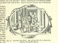 An illustration from Monographien zur deutschen Kulturgeschichte, herausgegeben von G. Steinhausen (1899)