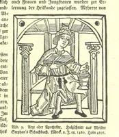 An illustration from Monographien zur deutschen Kulturgeschichte, herausgegeben von G. Steinhausen (1899)