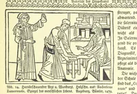 An illustration from Monographien zur deutschen Kulturgeschichte, herausgegeben von G. Steinhausen (1899)
