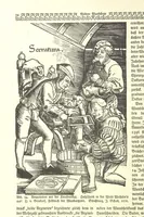An illustration from Monographien zur deutschen Kulturgeschichte, herausgegeben von G. Steinhausen (1899)