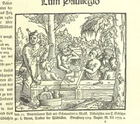 An illustration from Monographien zur deutschen Kulturgeschichte, herausgegeben von G. Steinhausen (1899)