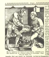 An illustration from Monographien zur deutschen Kulturgeschichte, herausgegeben von G. Steinhausen (1899)