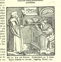 An illustration from Monographien zur deutschen Kulturgeschichte, herausgegeben von G. Steinhausen (1899)