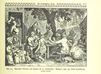 An illustration from Monographien zur deutschen Kulturgeschichte, herausgegeben von G. Steinhausen (1899)