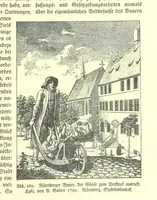 An illustration from Monographien zur deutschen Kulturgeschichte, herausgegeben von G. Steinhausen (1899)
