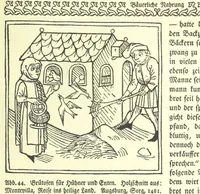 An illustration from Monographien zur deutschen Kulturgeschichte, herausgegeben von G. Steinhausen (1899)
