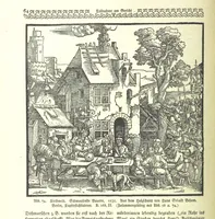An illustration from Monographien zur deutschen Kulturgeschichte, herausgegeben von G. Steinhausen (1899)