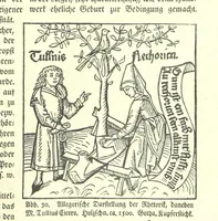 An illustration from Monographien zur deutschen Kulturgeschichte, herausgegeben von G. Steinhausen (1899)