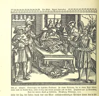 An illustration from Monographien zur deutschen Kulturgeschichte, herausgegeben von G. Steinhausen (1899)