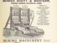 An illustration from The Universal Mining Code for the use of mining companies, mining engineers ... The Code words specially selected to comply with the Telegraph Convention rules, by G. Ager (1890)