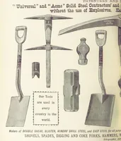 An illustration from The Universal Mining Code for the use of mining companies, mining engineers ... The Code words specially selected to comply with the Telegraph Convention rules, by G. Ager (1890)