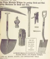 An illustration from The Universal Mining Code for the use of mining companies, mining engineers ... The Code words specially selected to comply with the Telegraph Convention rules, by G. Ager (1890)