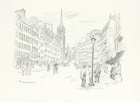 Picture 33 of 62 from Edinburgh. Picturesque Notes ... With etchings by A. Brunet-Debaines from drawings by S. Bough ... and W. E. Lockhart, etc (1896), leaf 101