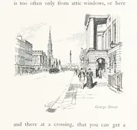 An illustration from Edinburgh. Picturesque Notes ... With etchings by A. Brunet-Debaines from drawings by S. Bough ... and W. E. Lockhart, etc (1896)