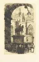 An illustration from Edinburgh. Picturesque Notes ... With etchings by A. Brunet-Debaines from drawings by S. Bough ... and W. E. Lockhart, etc (1896)